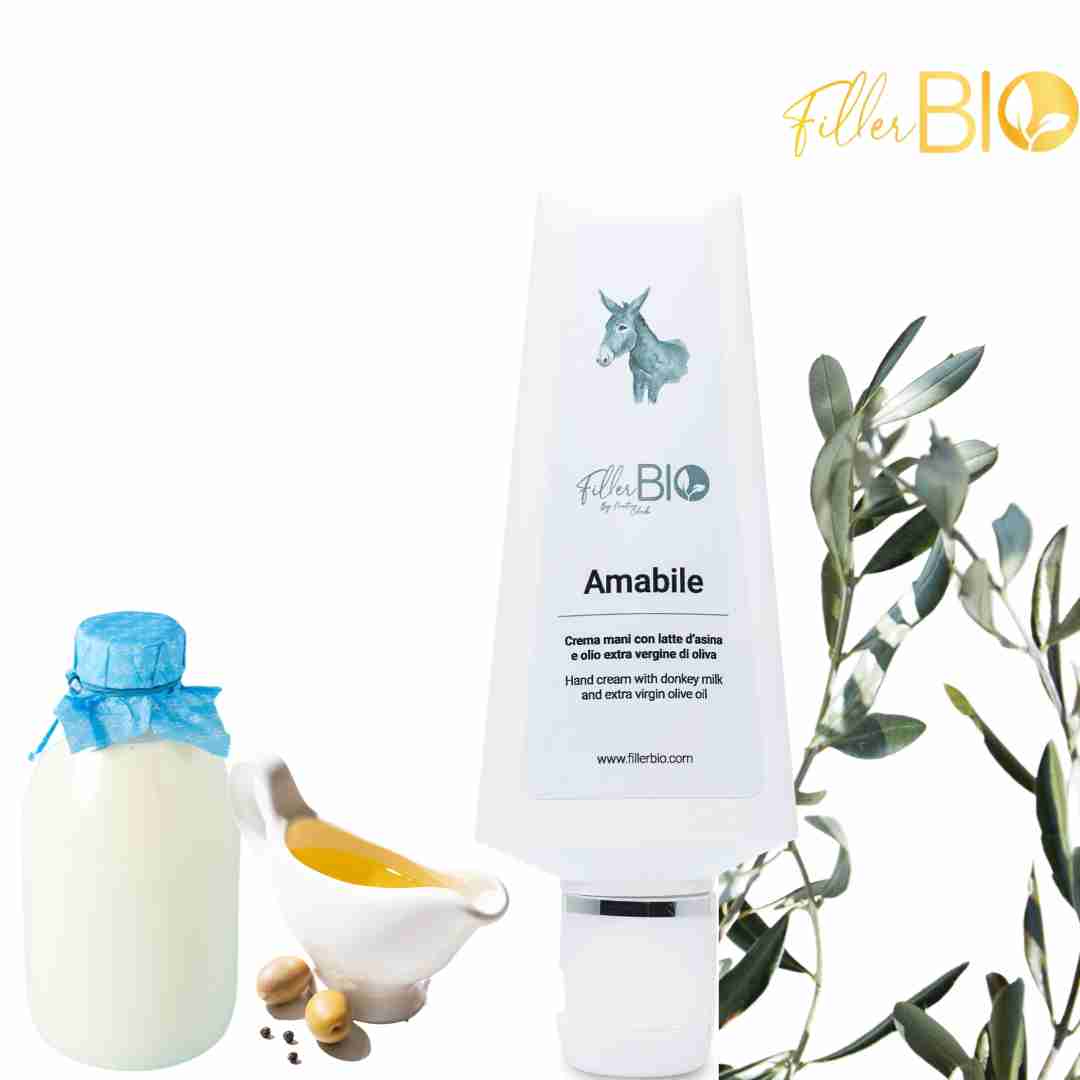 Crema Mani con latte d'asina bio e olio extra vergine di oliva
