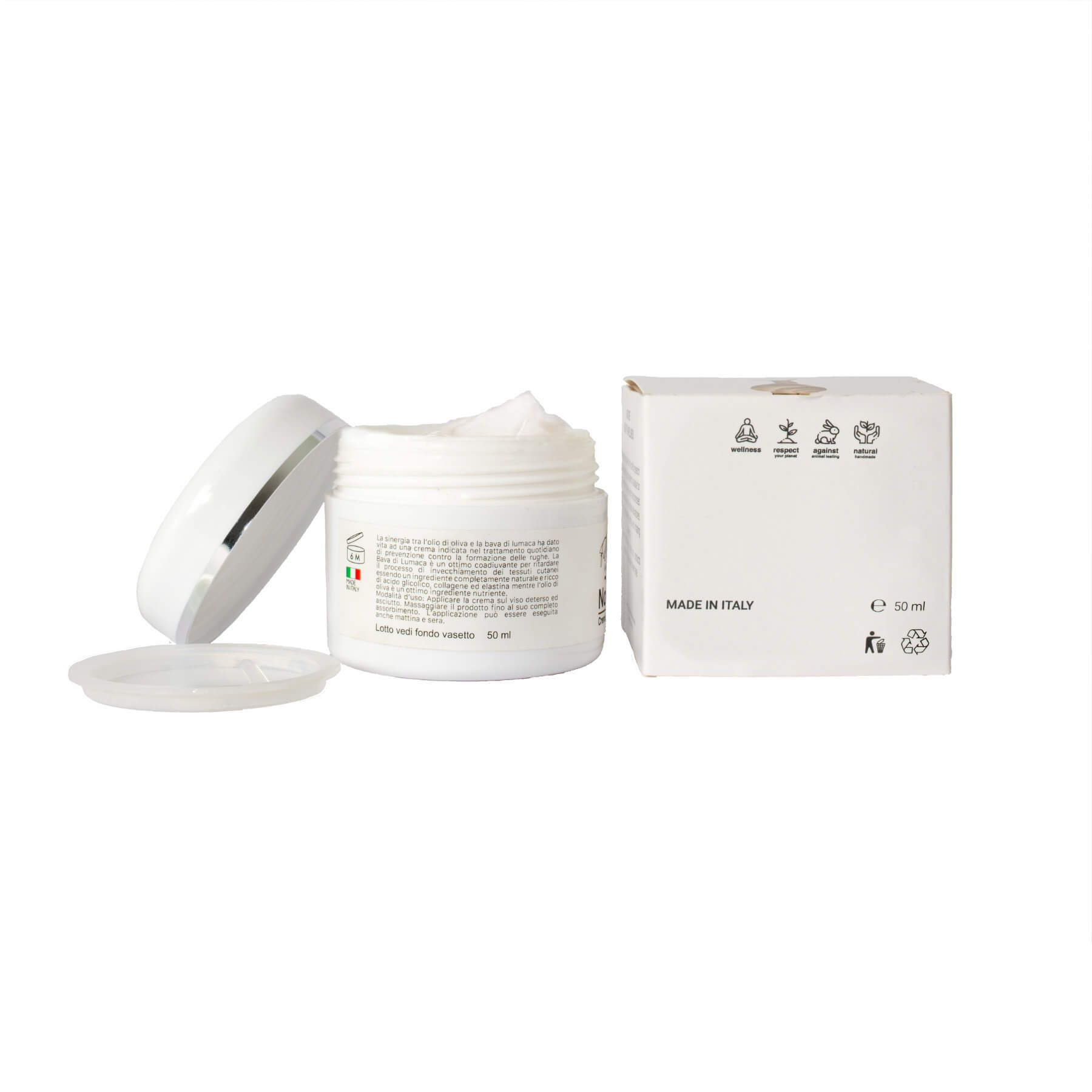Nobile - Crema Viso 24h con Bava di Lumaca Bio - FillerBio (packaging esteso)
