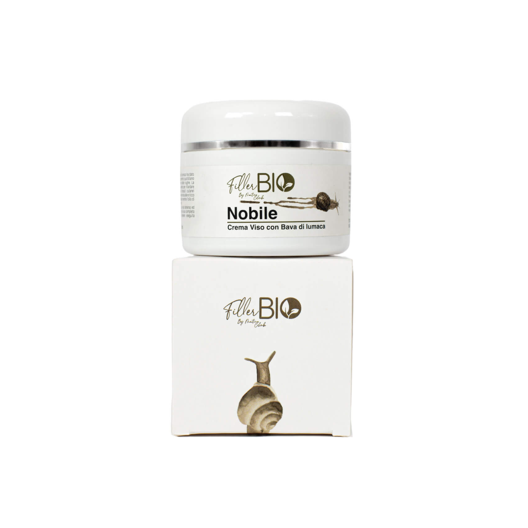 Nobile - Crema Viso 24h con Bava di Lumaca Bio - FillerBio (packaging frontale)