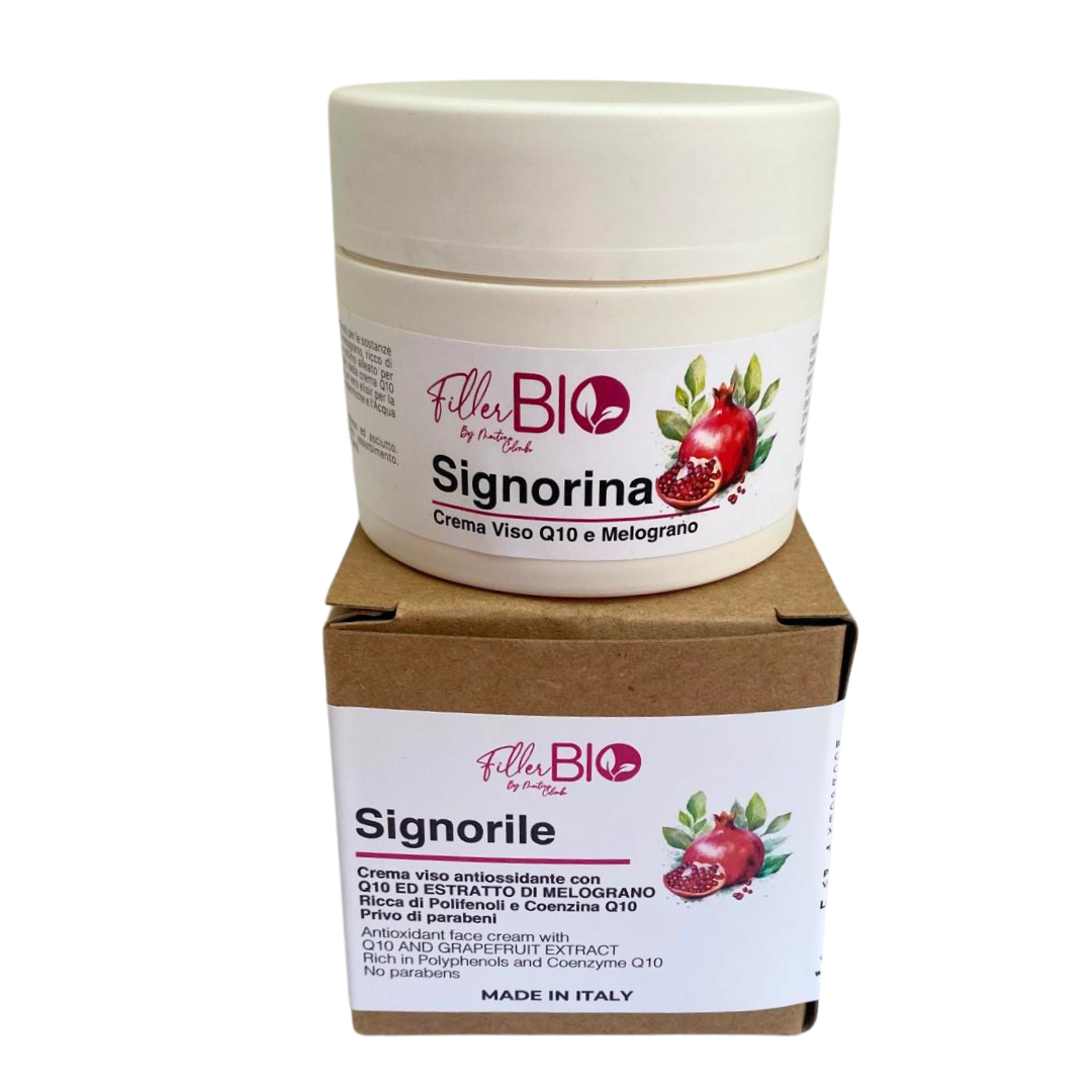 Signorina- Crema Viso Antietà: Estratto di Melograno e Coenzima Q10 per una Pelle Radiosa e Giovane - immagine 2